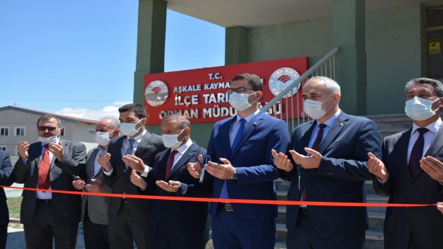 Aşkalede İlçe Tarım ve Orman Müdürlüğü yeni hizmet binası açıldı