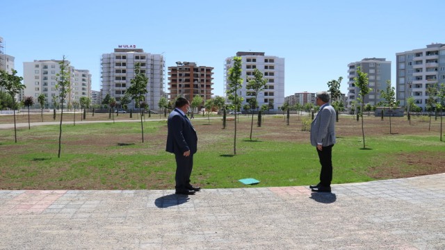 Bağlar Belediyesi atıl durumdaki araziyi parka çevirdi