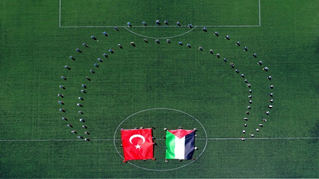 Çarşambalı gençlerden Filistine destek