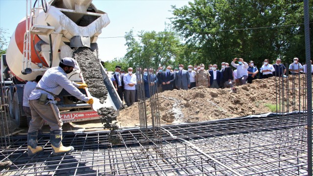 Elazığ Derviş Ali Camiinin temeli atıldı