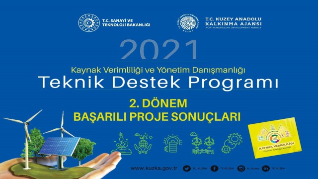 Kaynak Verimliliği Teknik Destek Programında başarılı projeler belli oldu