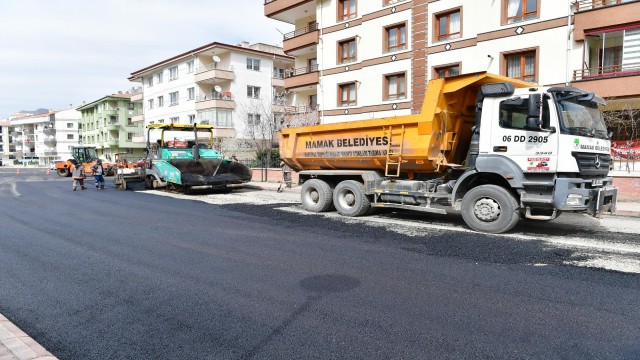 Mamakta asfalt çalışmaları devam ediyor