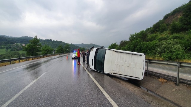 Susurlukta trafik kazası: 1 yaralı