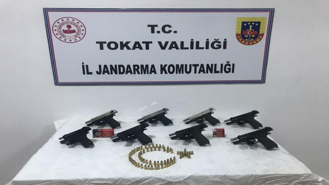 Tokatta silah kaçakçılığı operasyonunda bir şüpheli gözaltına alındı