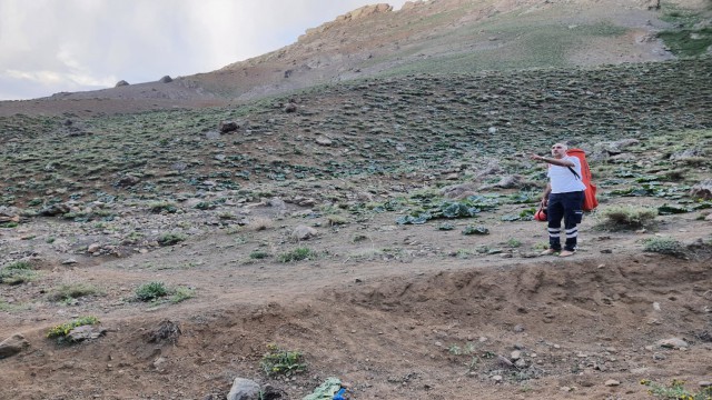 Uçkun toplarken yaralanan çocuk helikopterle hastaneye kaldırıldı