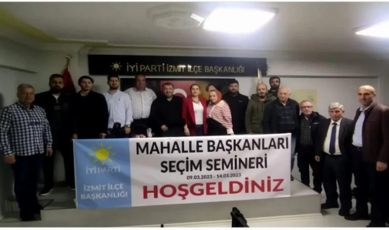 İYİ Parti İzmit’te seçimlere hazırlanıyor